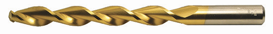 Type 240-PT Titanium Nitride Parabolic Flute Heavy Duty Jobber Length 135° Split point Type 240-PT Titanium Nitride Parabolic Flute Heavy Duty Jobber Length 135° Split point